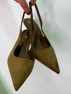 Slingback scamosciate